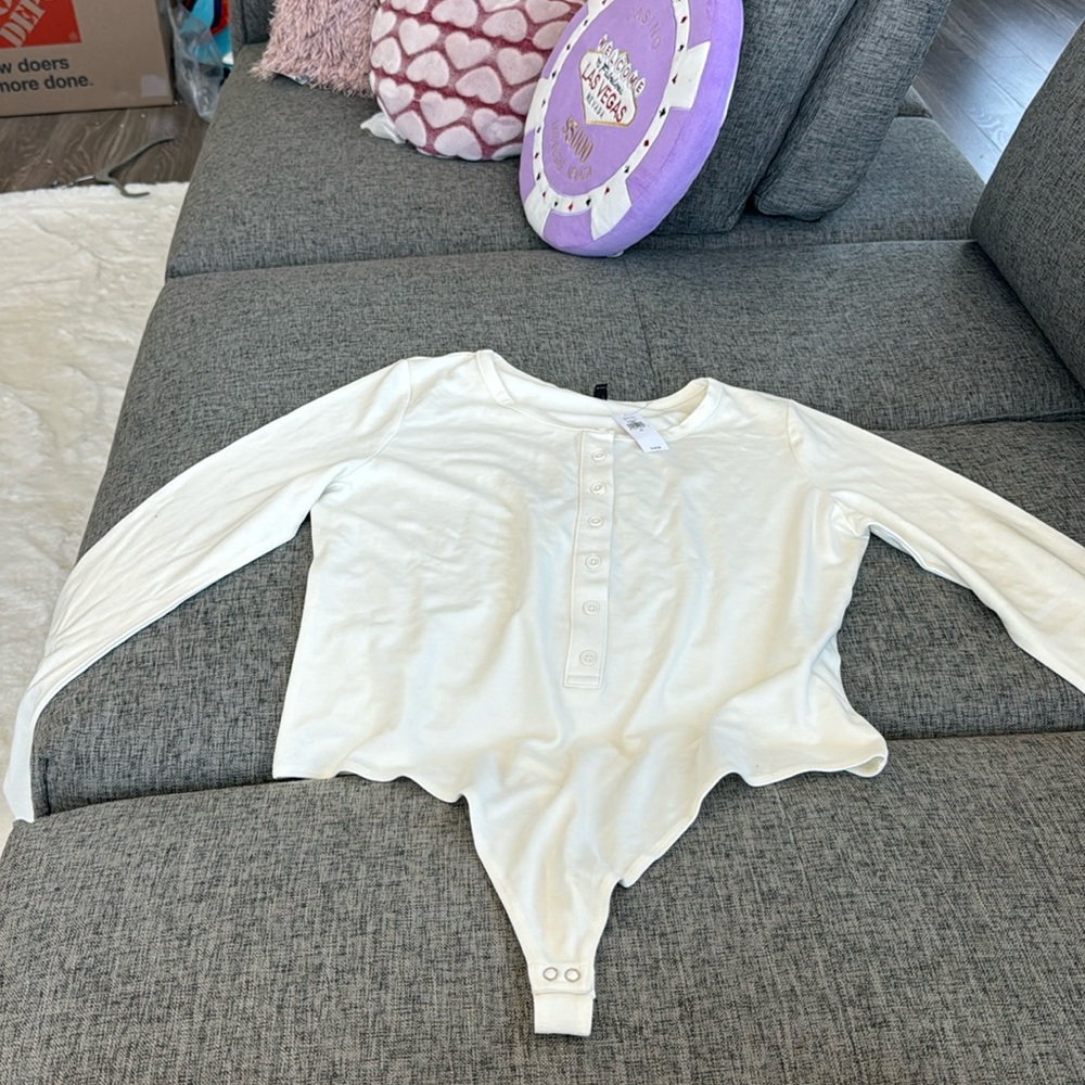 Banana Republic Bodysuit- White